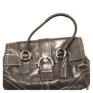 Coach Black Leather Purse